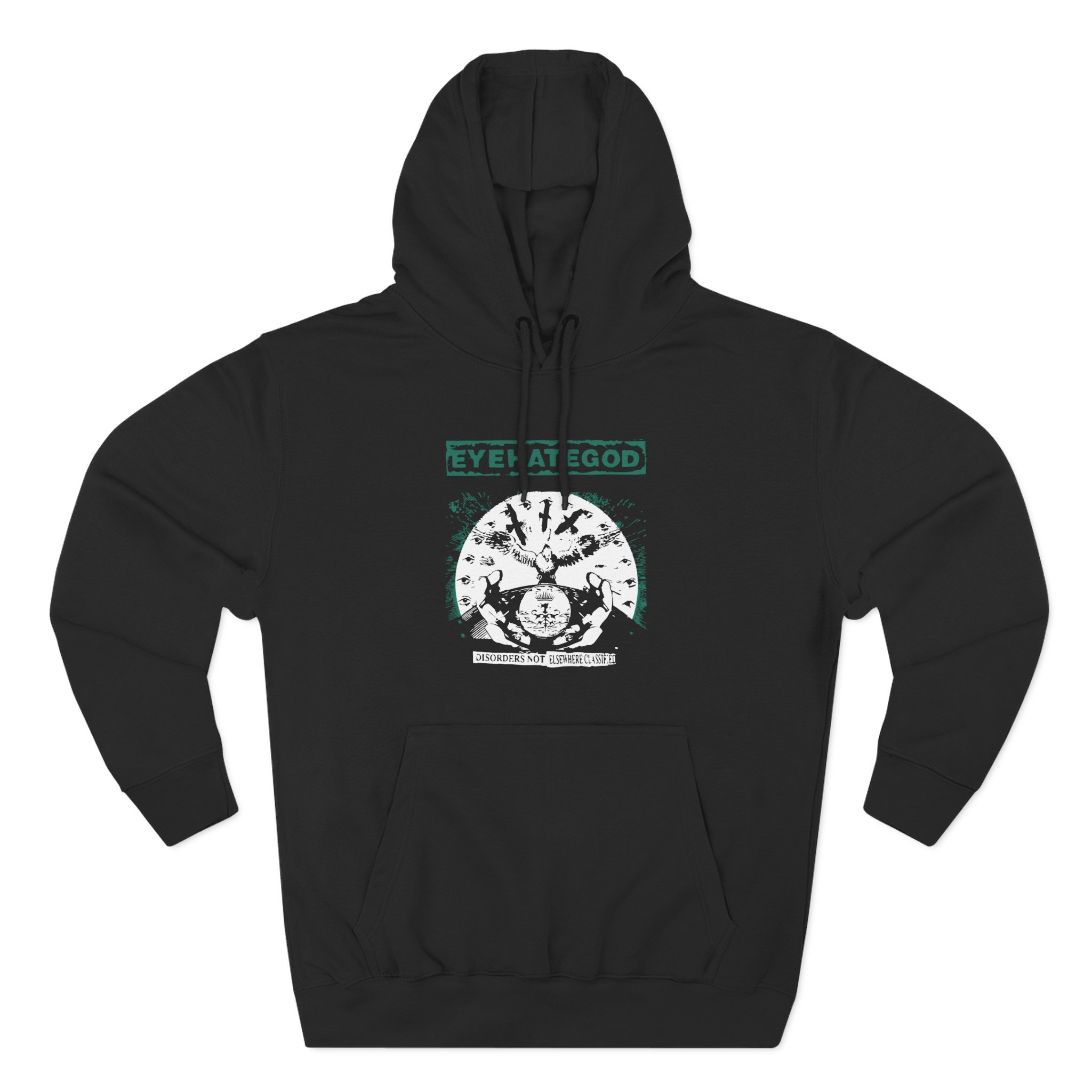 Eyehategod Disorders Not Elsewhere Classified Three-Panel Fleece Hoodie