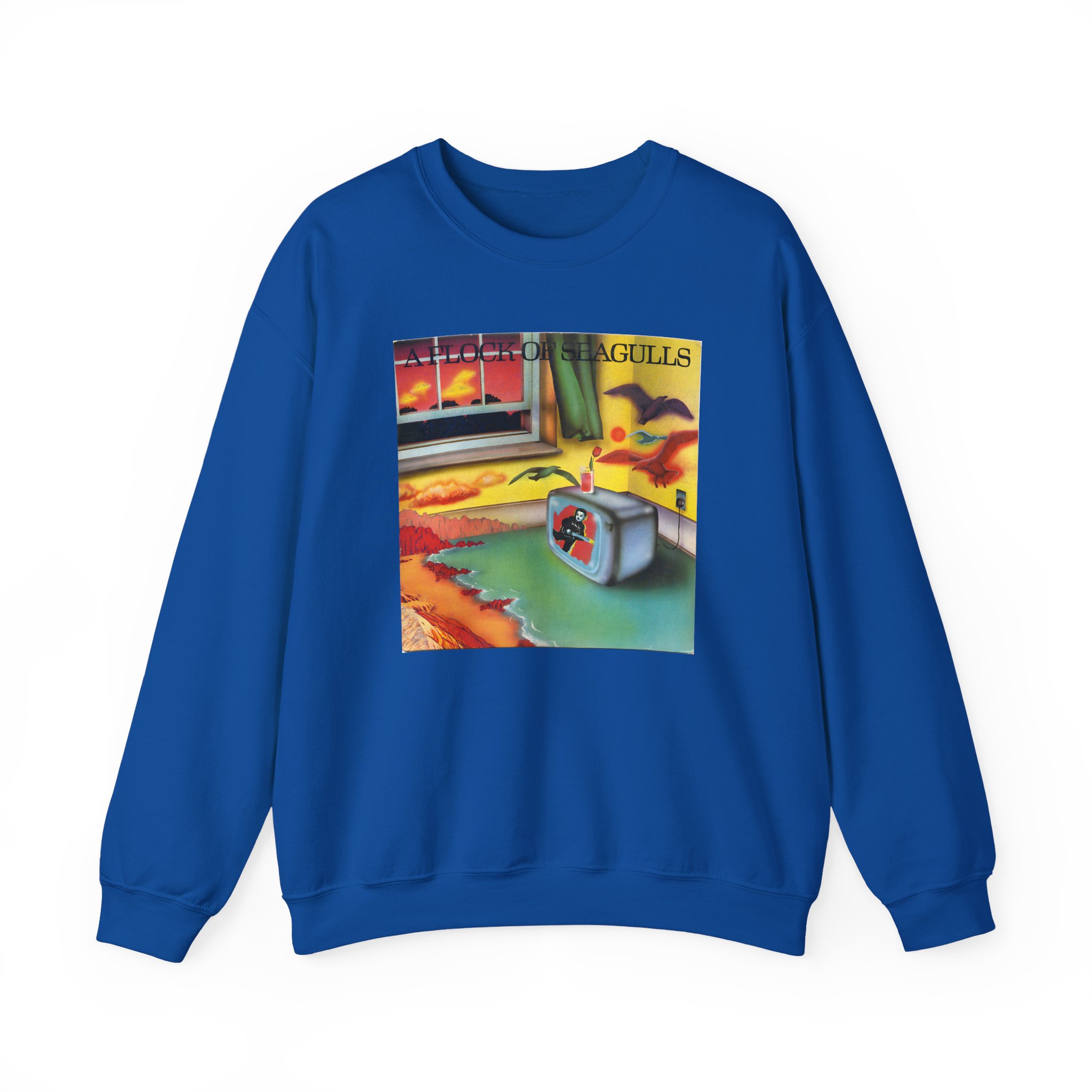 A Flock of Seagulls Original Album Cover Unisex Heavy Blendâ„¢ Crewneck Sweatshirt