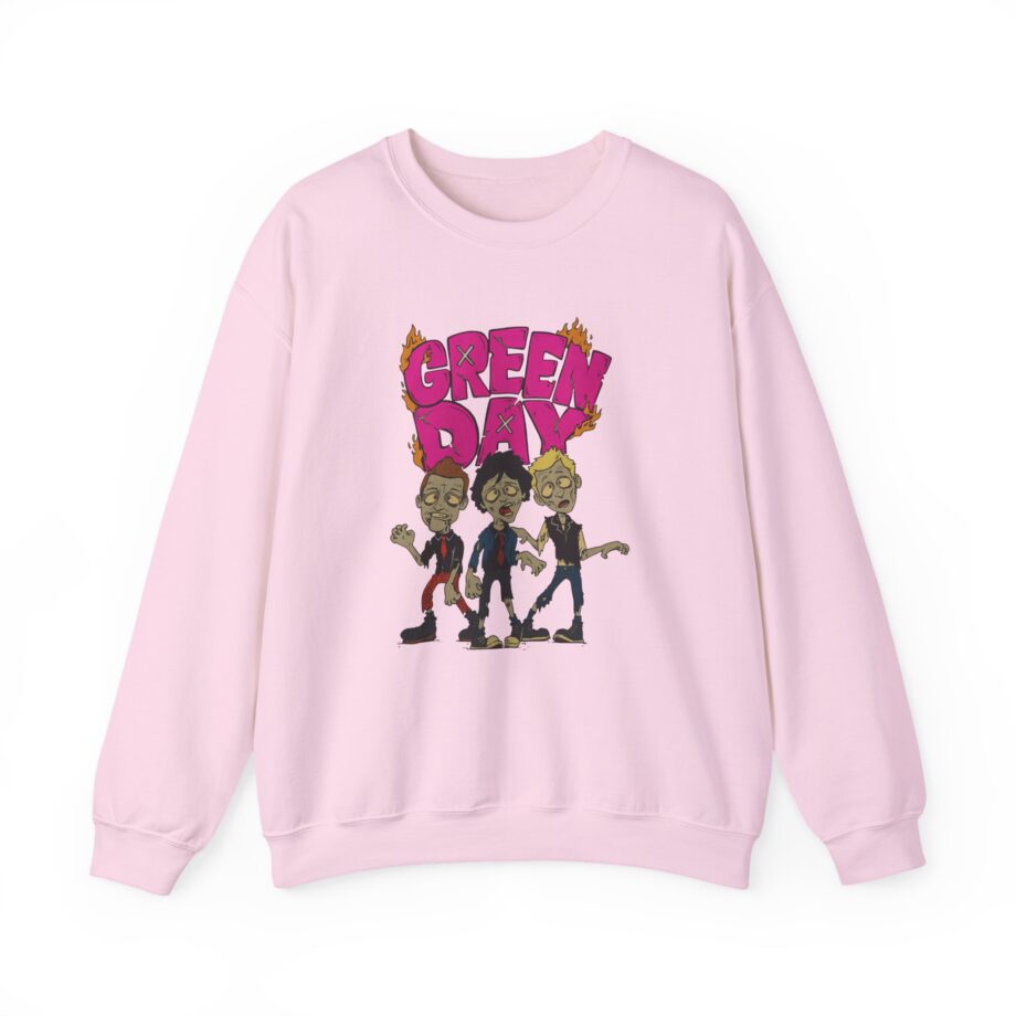 Green Day Walking Green Day Zombie Unisex Heavy Blend™ Crewneck Sweatshirt