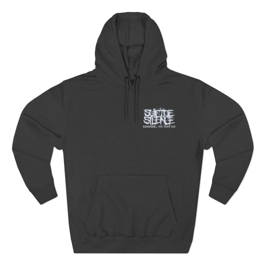 Suicide Silence Rymd Snake Skull Three-Panel Fleece Hoodie