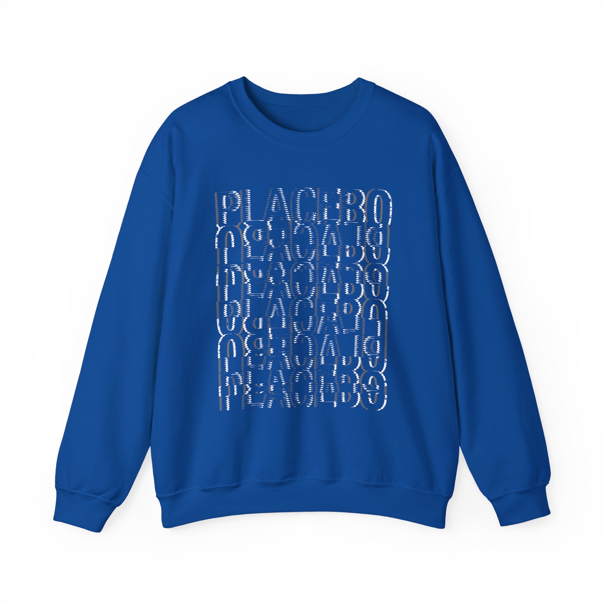 Placebo Black & White Glitch Unisex Heavy Blendâ„¢ Crewneck Sweatshirt