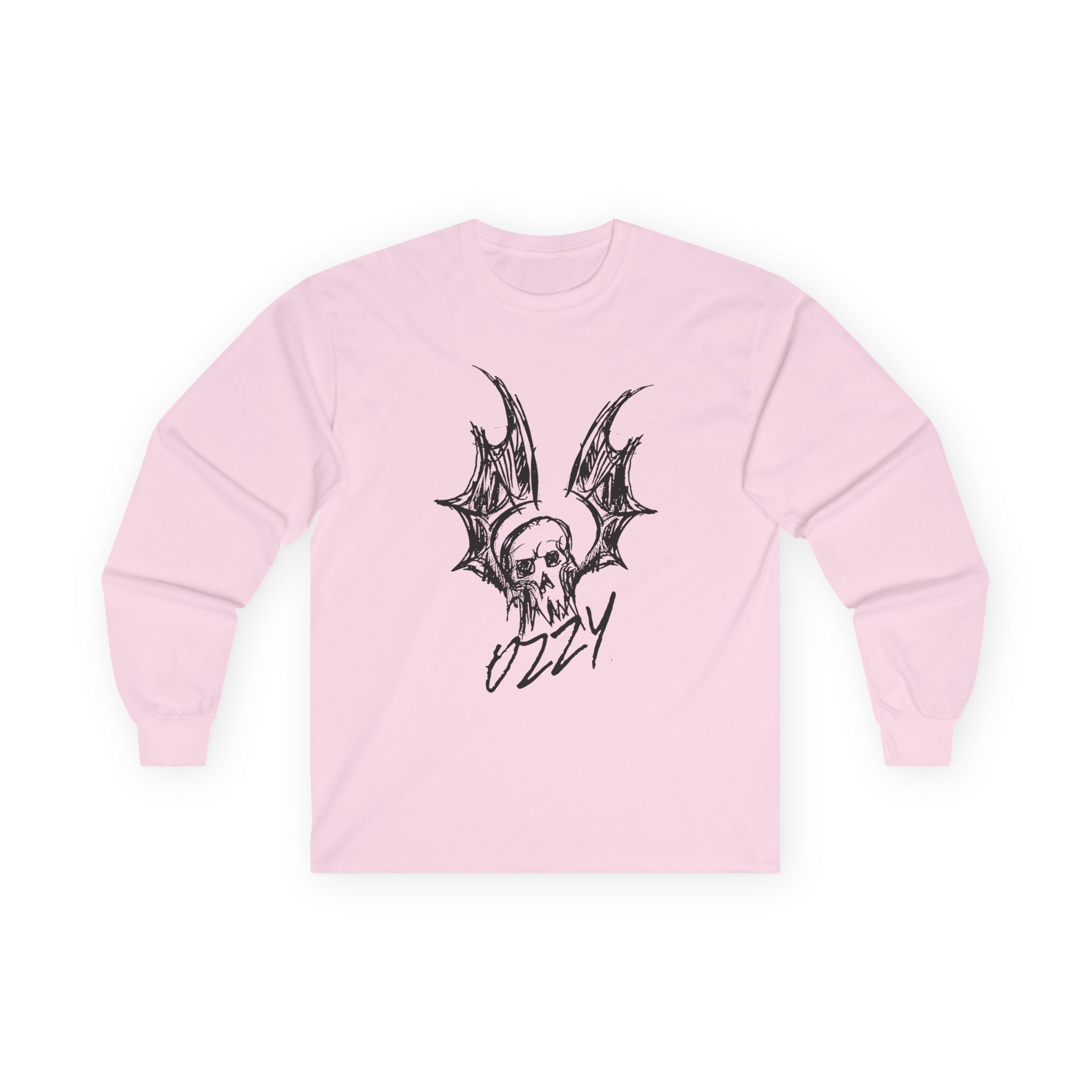 Ozzy Osbourne Bat Sketch Unisex Ultra Cotton Long Sleeve Tee