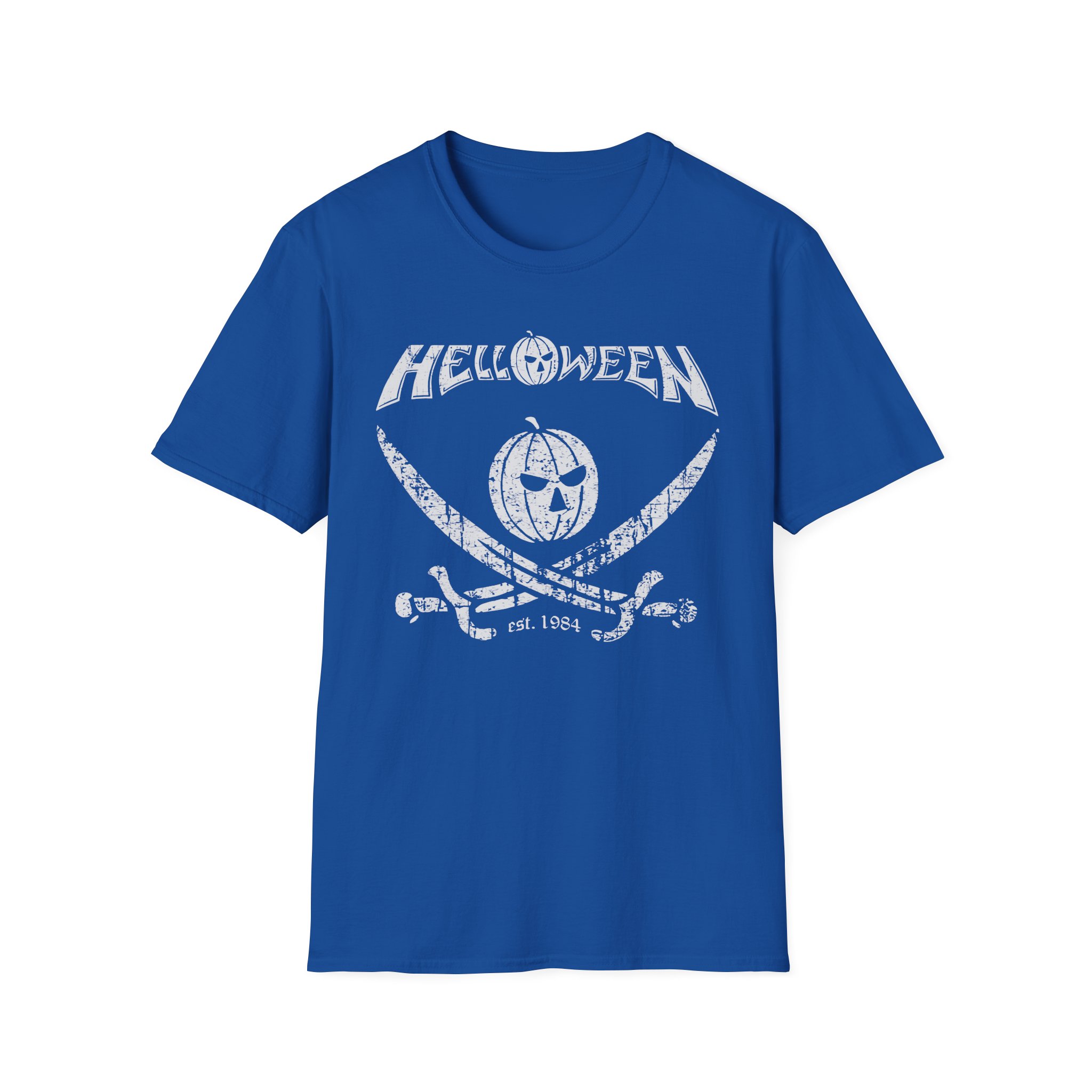Helloween Pirate Pumpkin Unisex Softstyle T-Shirt