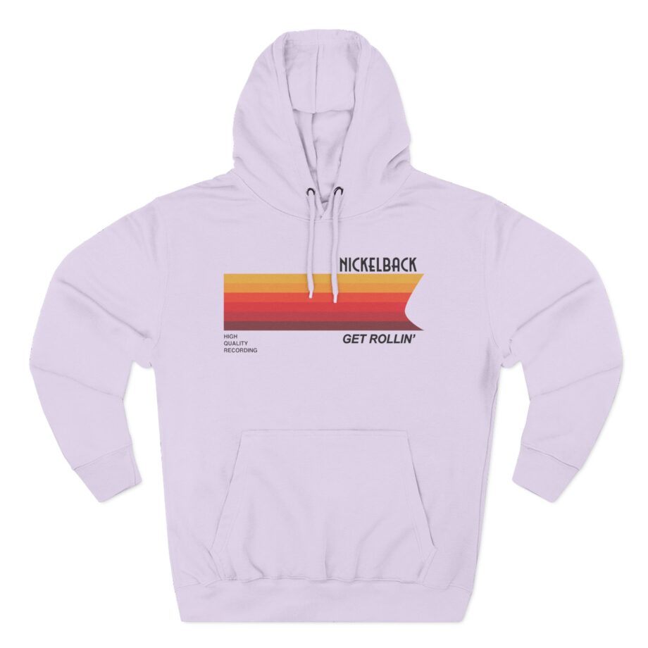 Nickelback Vhs Vintage Three-Panel Fleece Hoodie