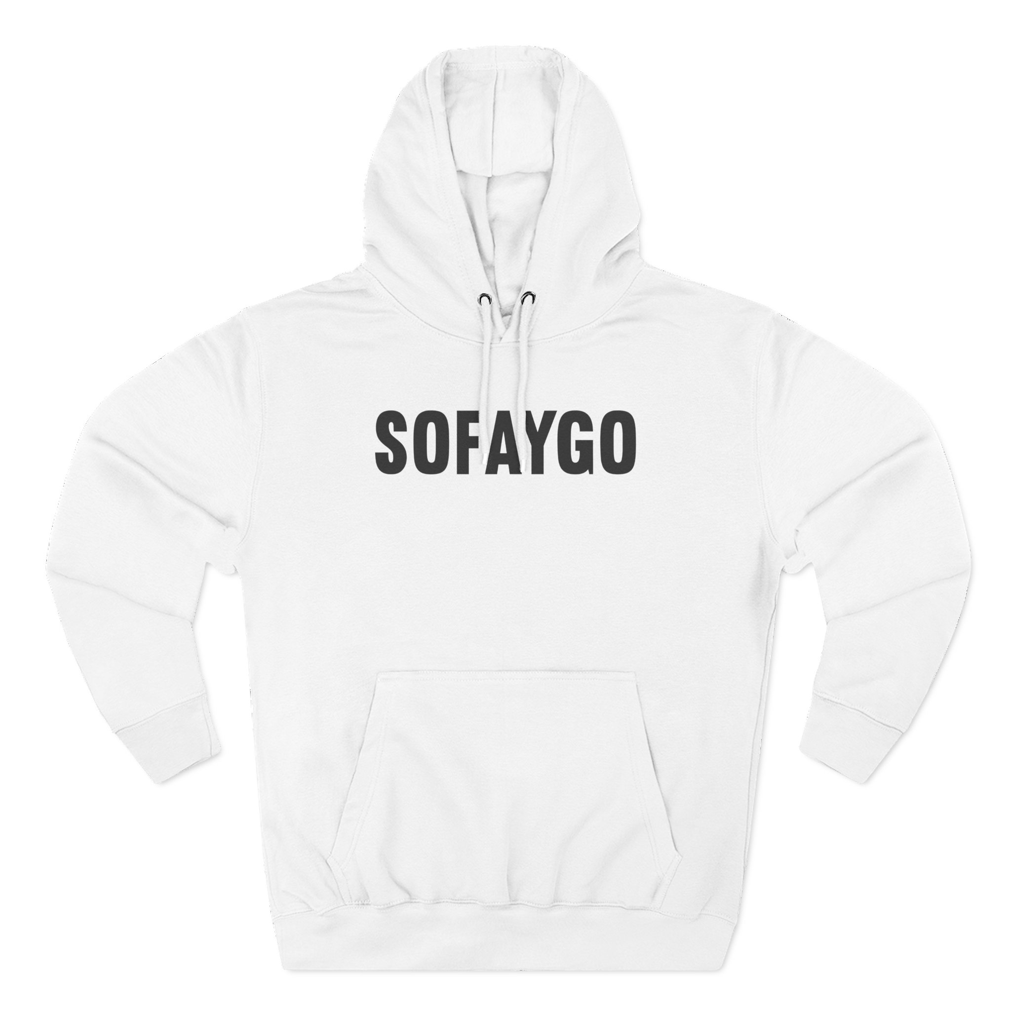 Sofaygo Three-Panel Fleece Hoodie