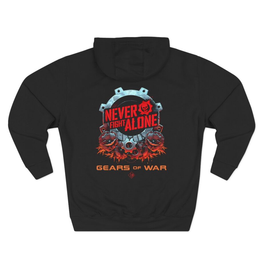 Gears of War Never Fight Alone Three-Panel Fleece Hoodie