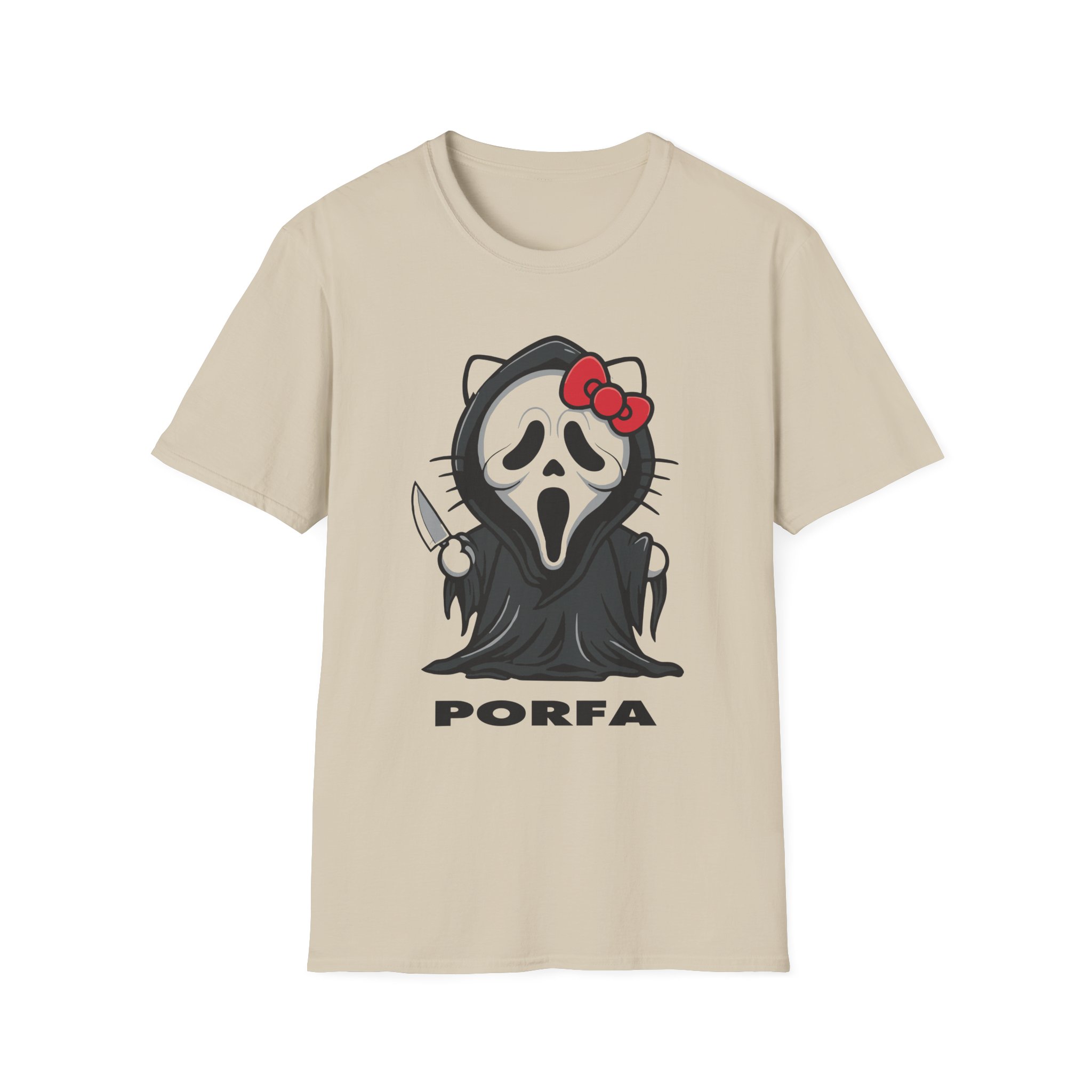 Porfa Scream Halloween Unisex Softstyle T-Shirt