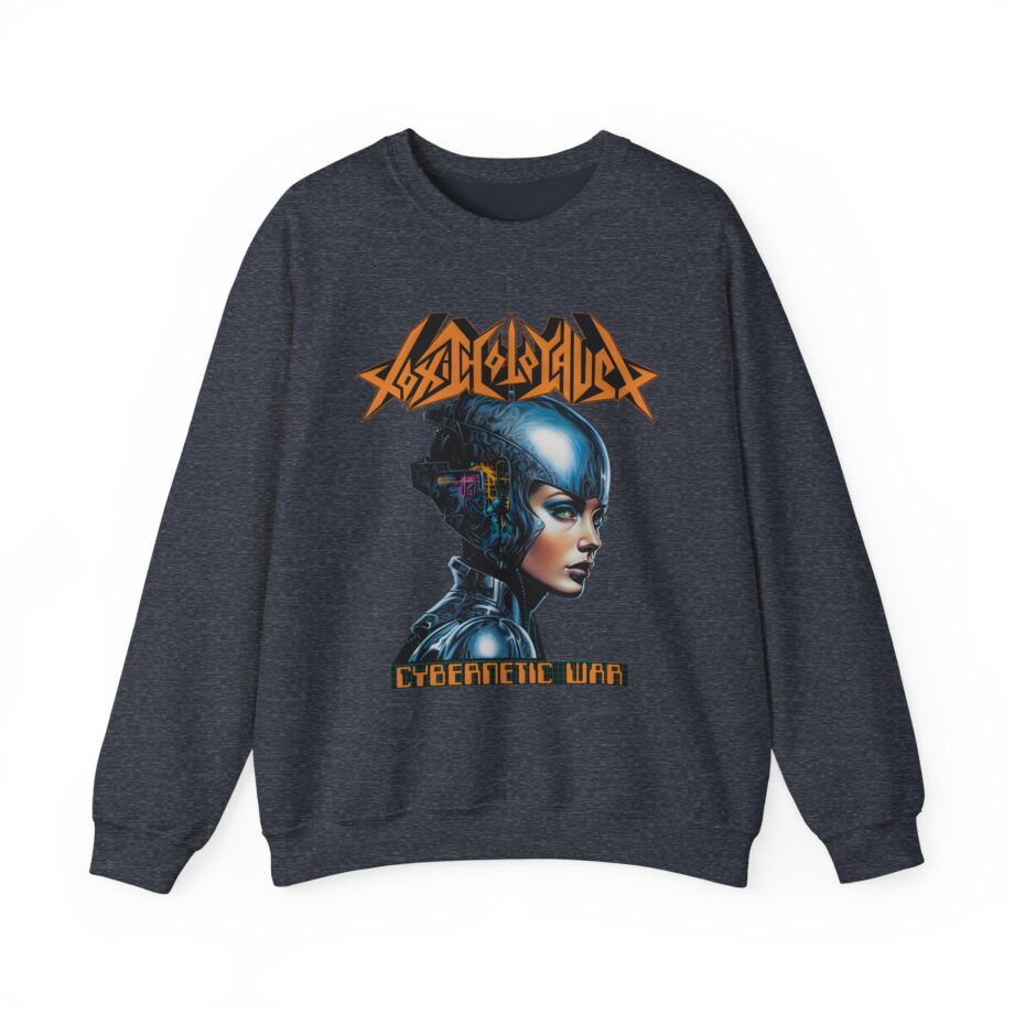 Toxic Holocaust Cybernetic War Unisex Heavy Blend™ Crewneck Sweatshirt