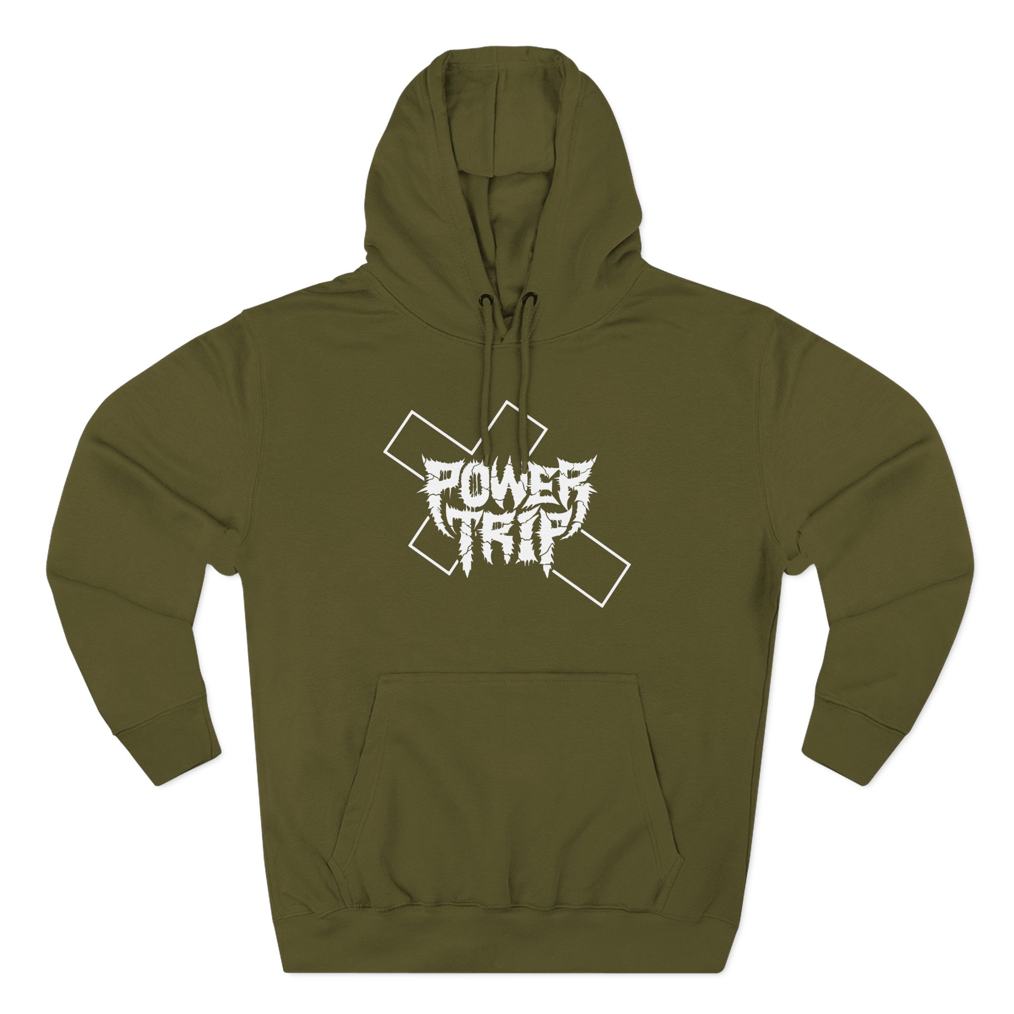 Power Trip Cross Three-Panel Fleece Hoodie