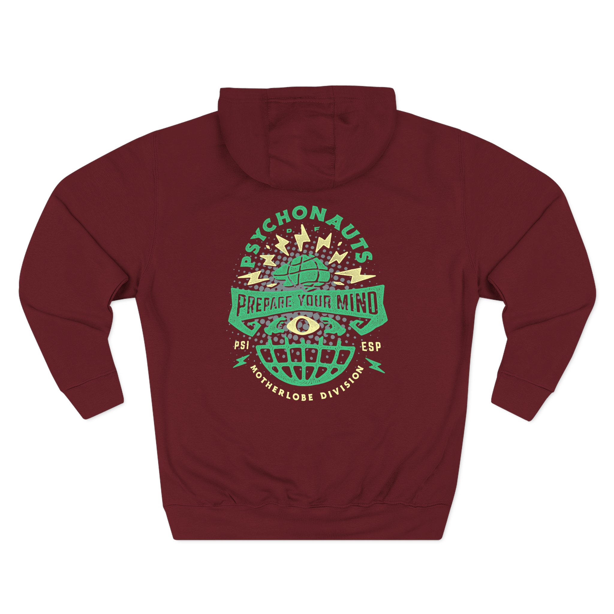 Double Fine Psychic Agency Three-Panel Fleece Hoodie
