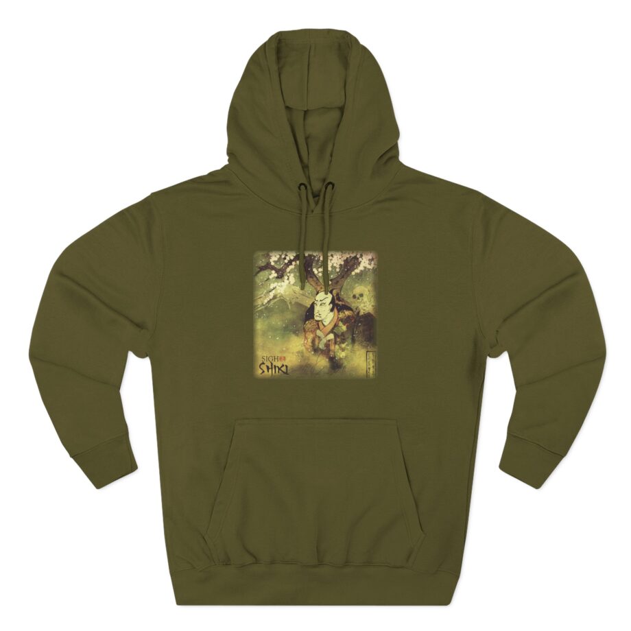 Sigh Shiki Three-Panel Fleece Hoodie