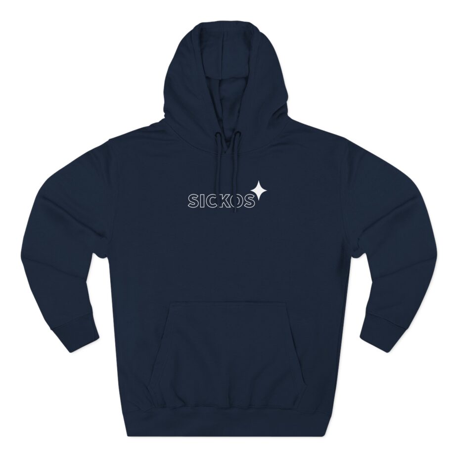 Sickos Three-Panel Fleece Hoodie