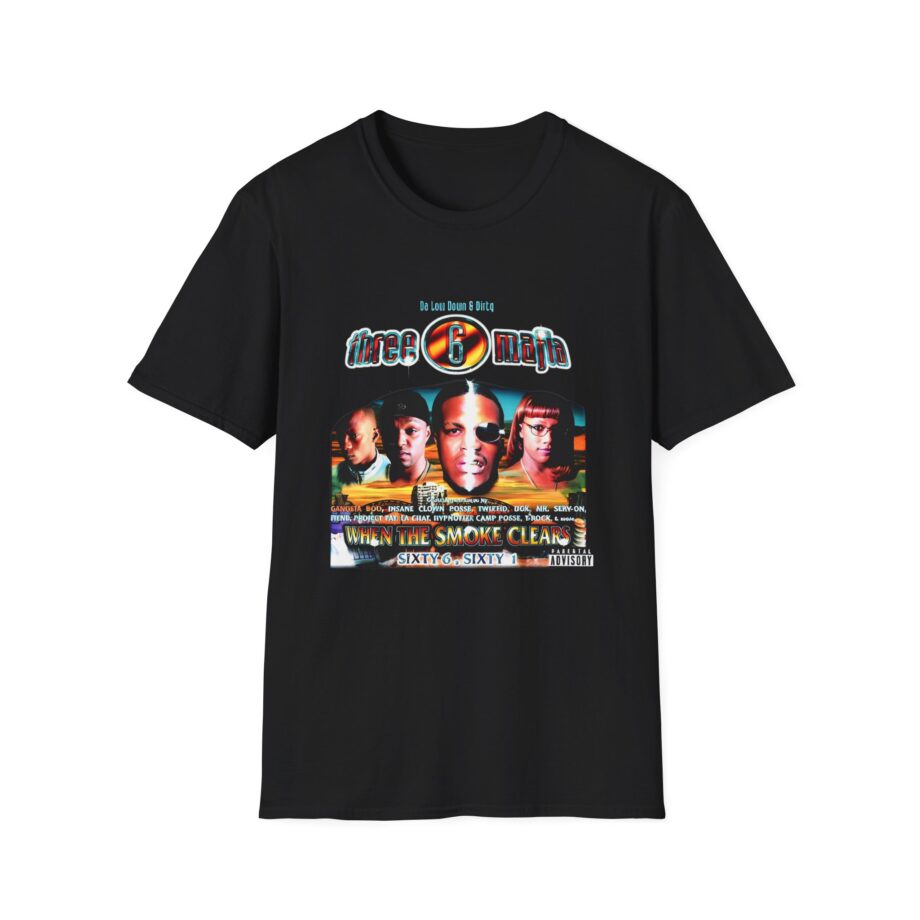 Three 6 Mafia When the Smoke Clears Unisex Softstyle T-Shirt
