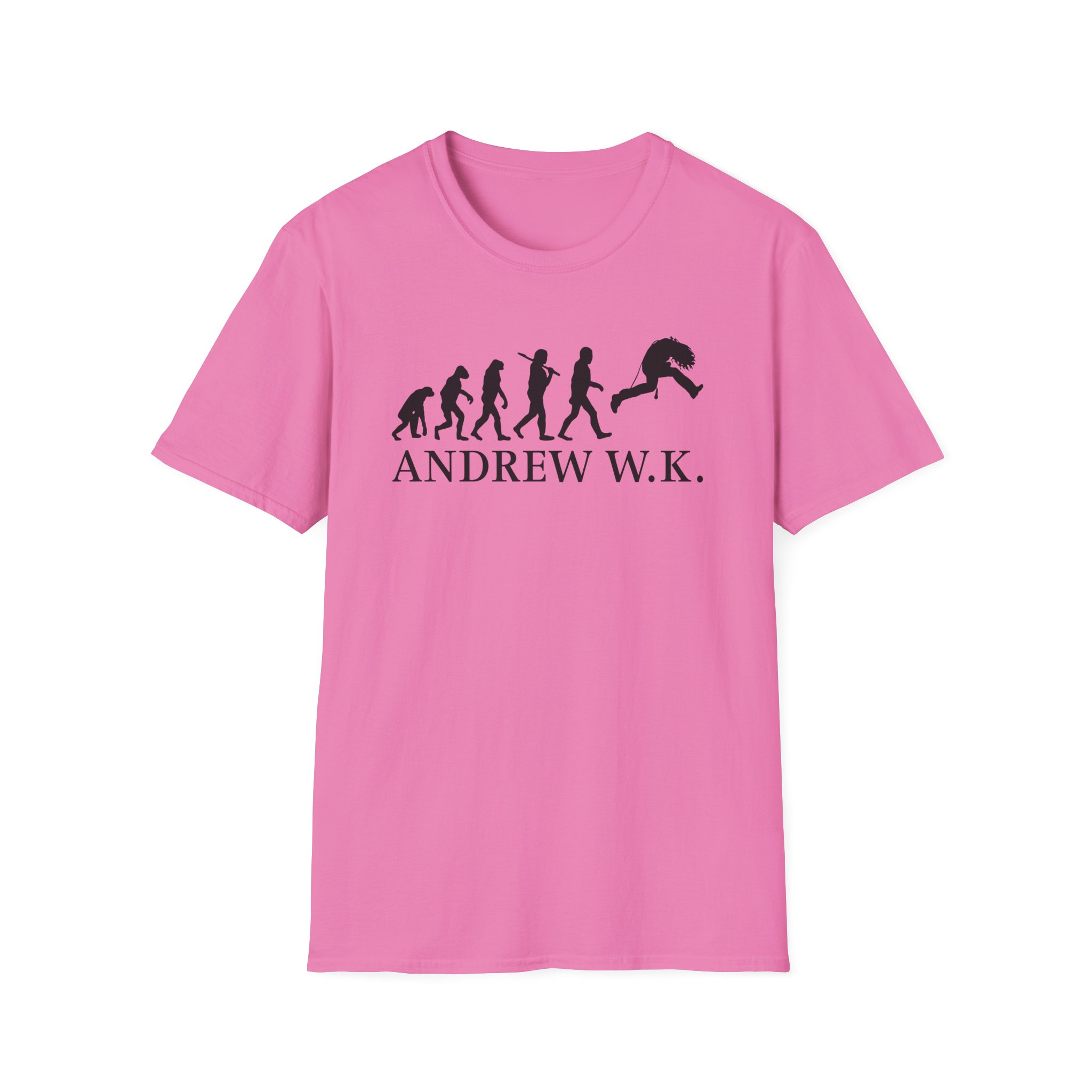 Andrew Wk Evolution of Partying Unisex Softstyle T-Shirt