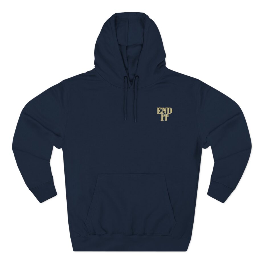 End It Spade Reaper Three-Panel Fleece Hoodie