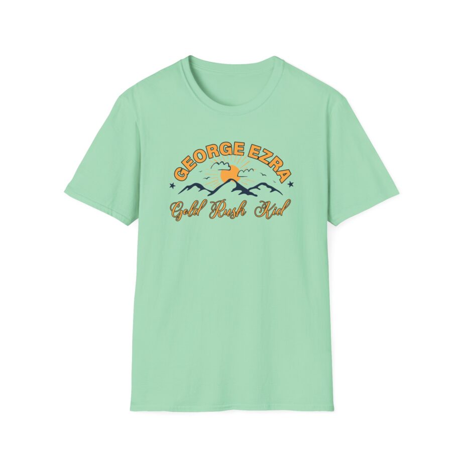 George Ezra Gold Rush Kid Mountains Unisex Softstyle T-Shirt
