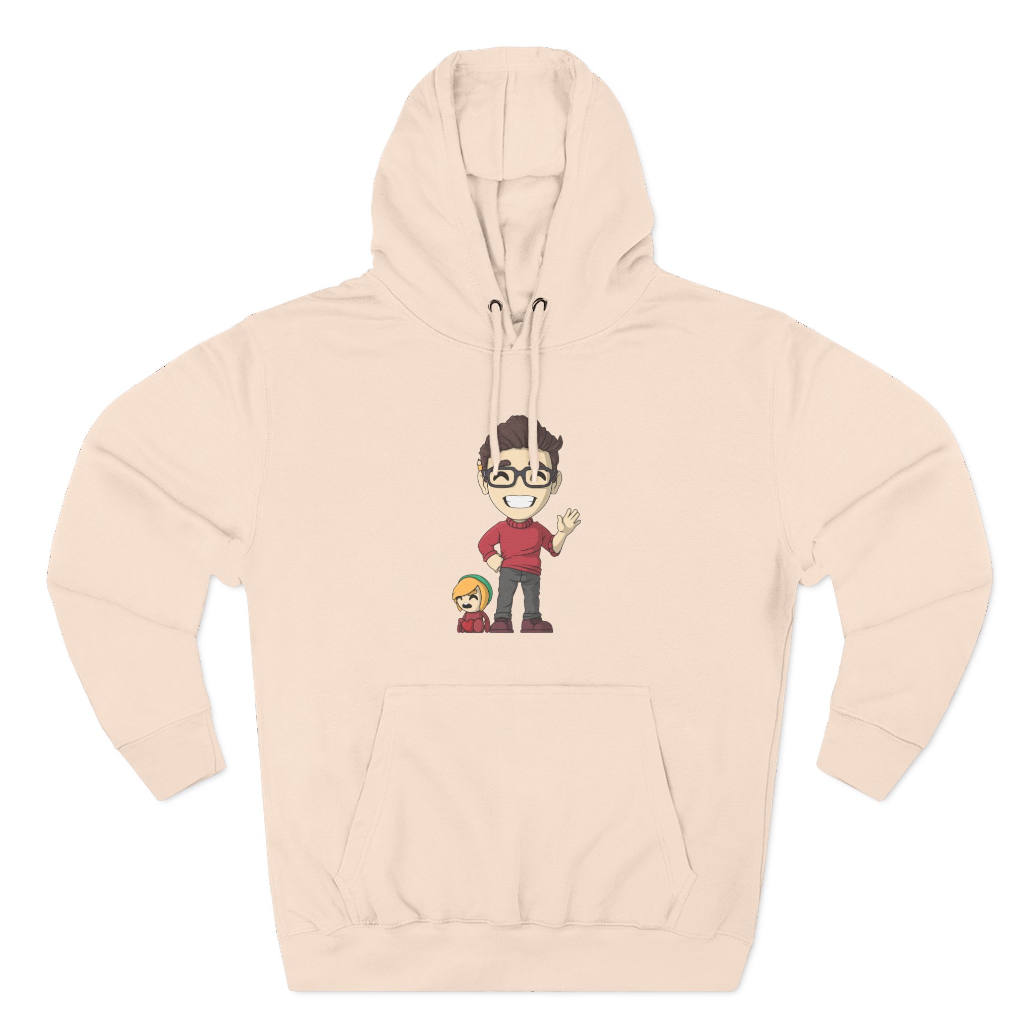 SmallAnt Three-Panel Fleece Hoodie