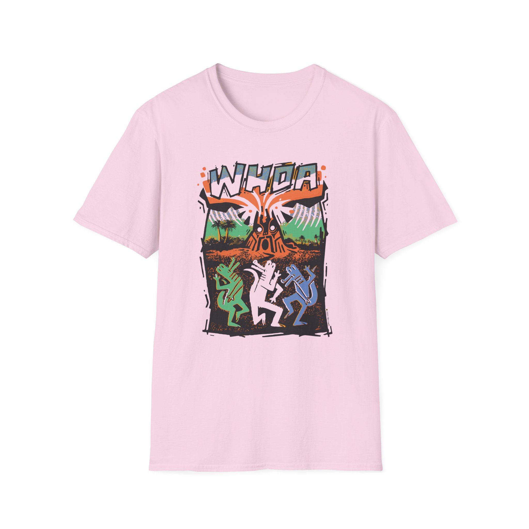 Grounded Max Dino Unisex Softstyle T-Shirt