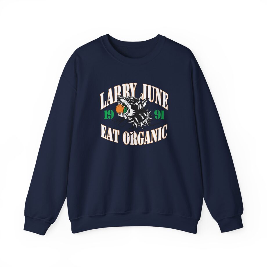 Larry June Eat Organic Unisex Heavy Blend™ Crewneck Sweatshirt