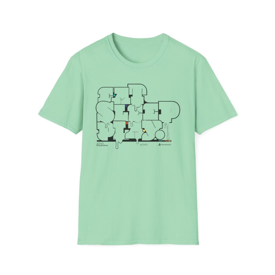 PlayStation Eat Sleep Play Unisex Softstyle T-Shirt