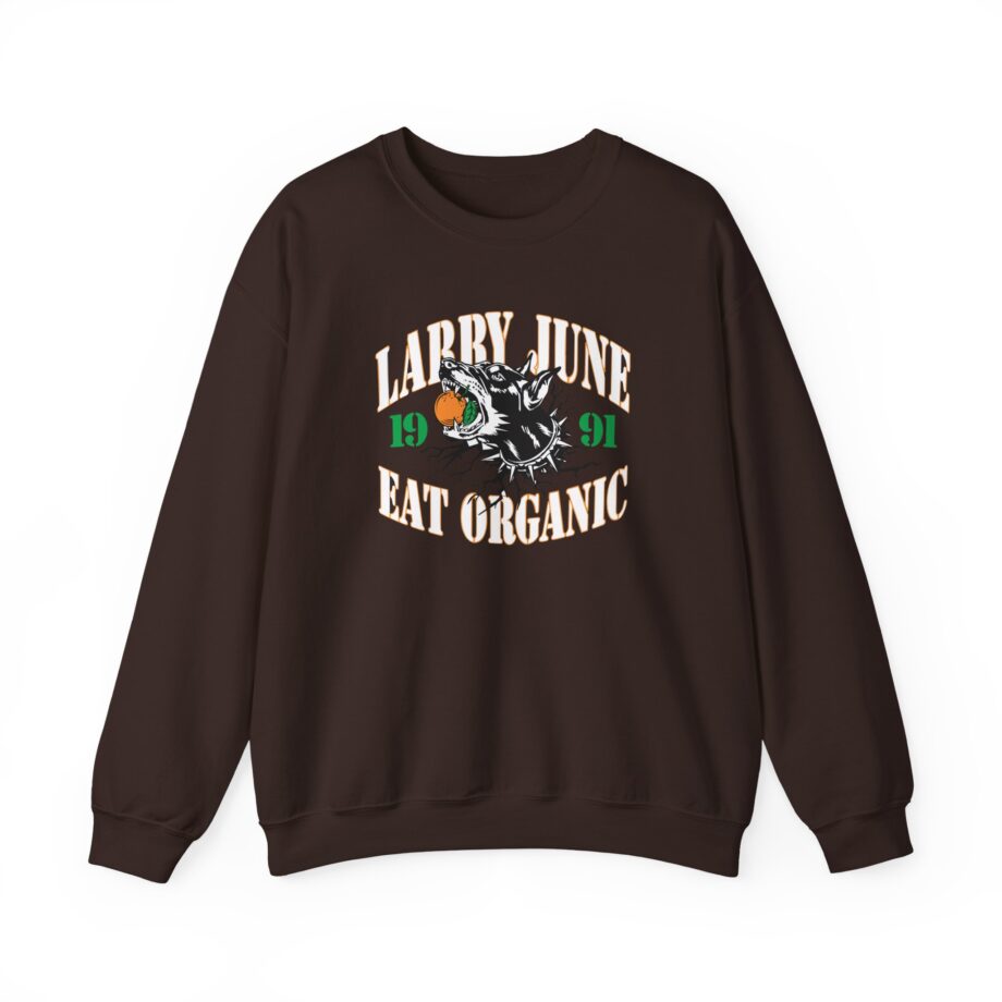 Larry June Eat Organic Unisex Heavy Blend™ Crewneck Sweatshirt
