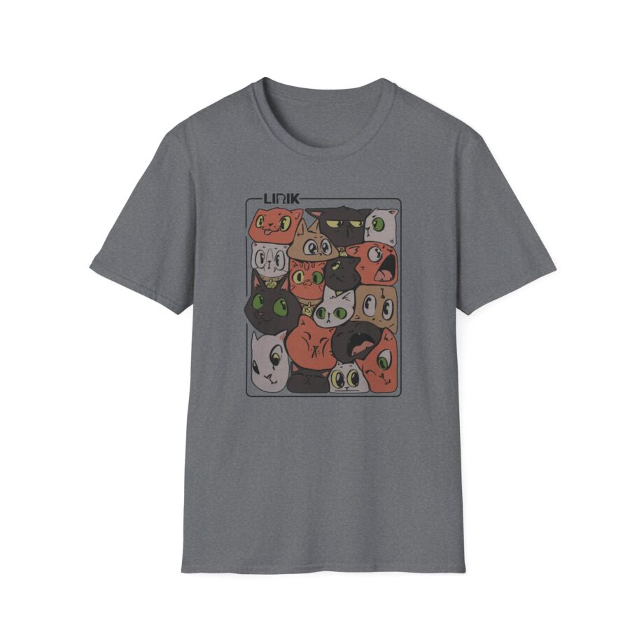 Lirik Squished Cat Jar Unisex Softstyle T-Shirt