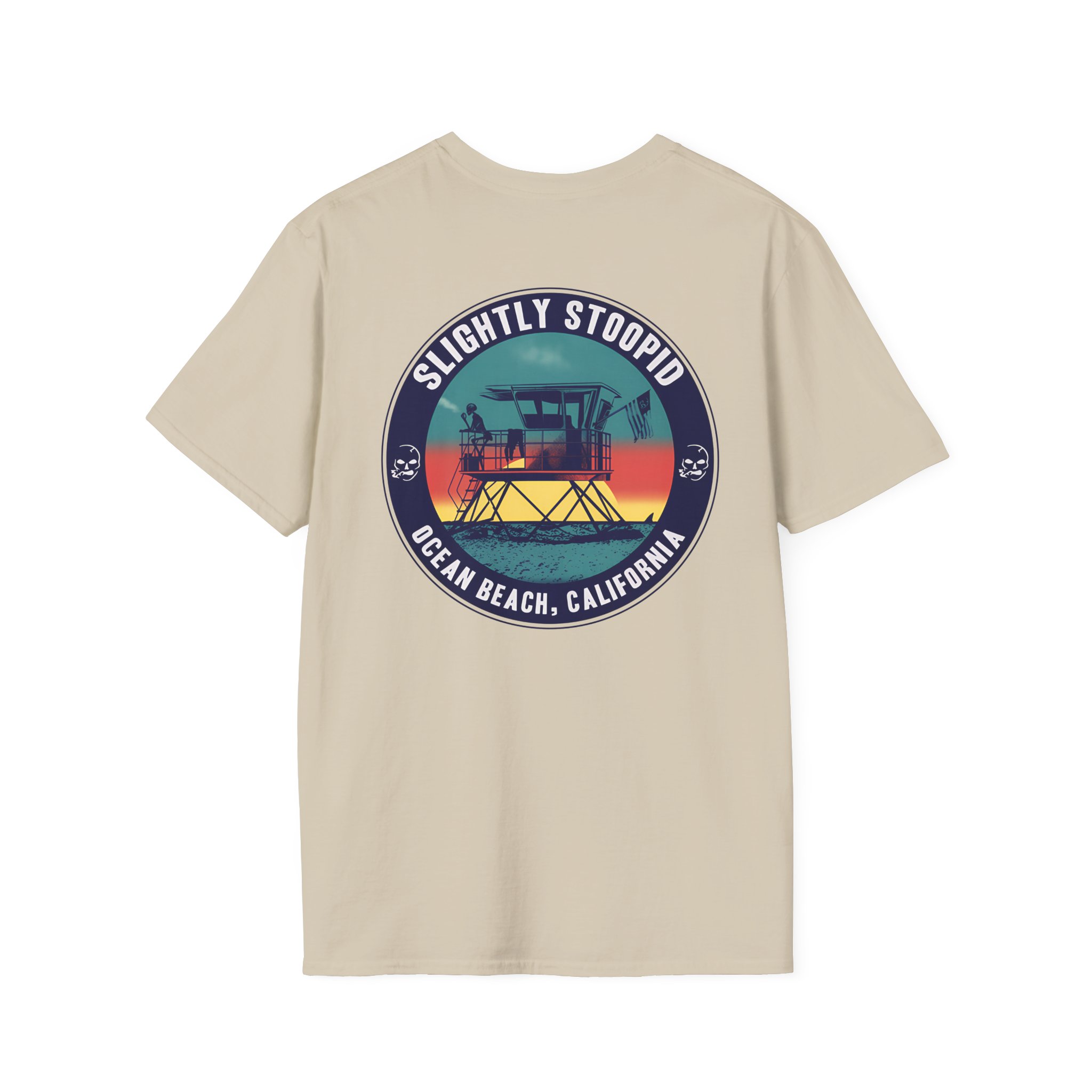 Slightly Stoopid Lifeguard Raglan Unisex Softstyle T-Shirt