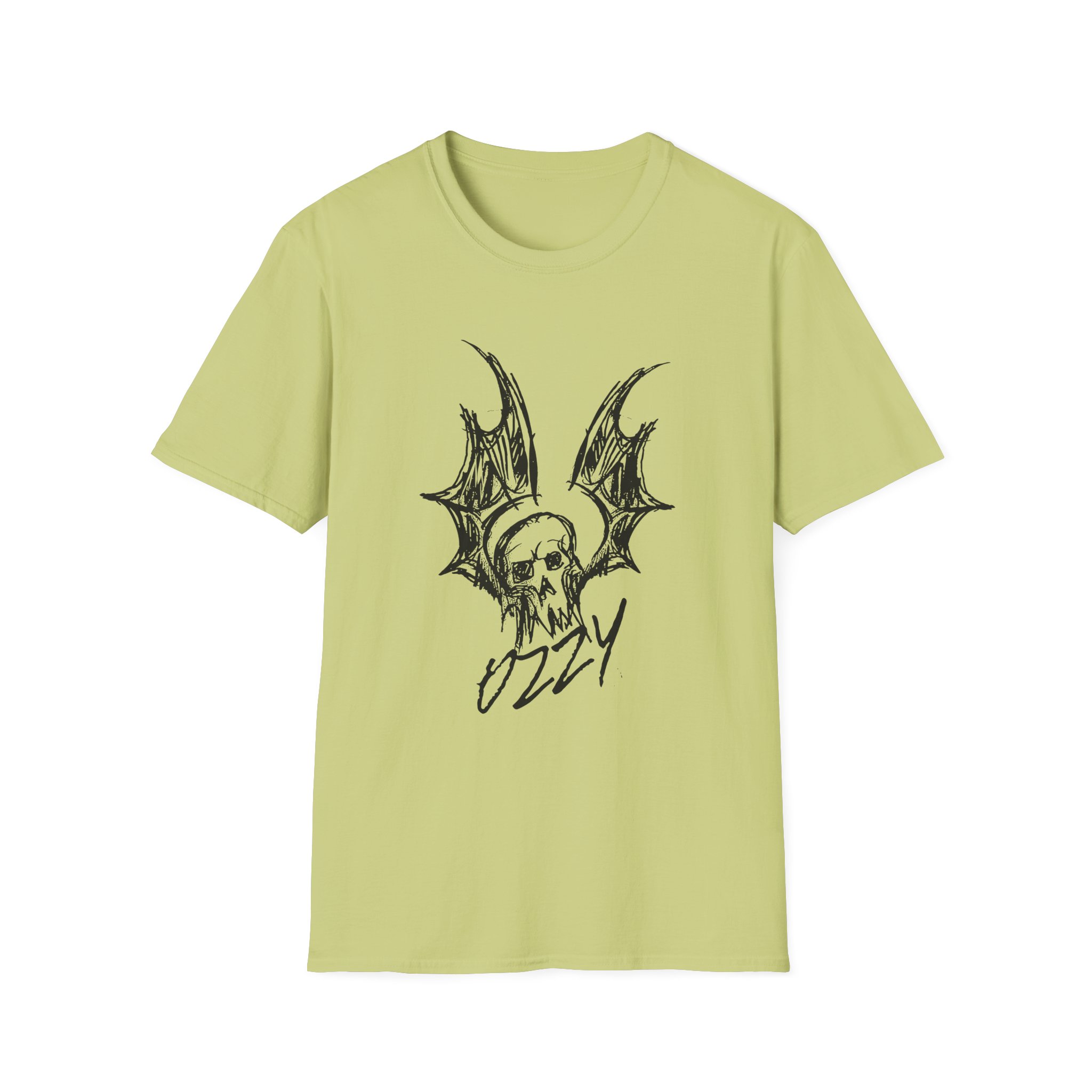Ozzy Osbourne Bat Sketch Unisex Softstyle T-Shirt