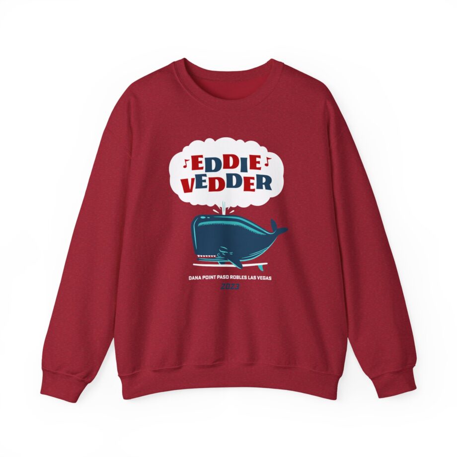 Eddie Vedder Whale Unisex Heavy Blend™ Crewneck Sweatshirt