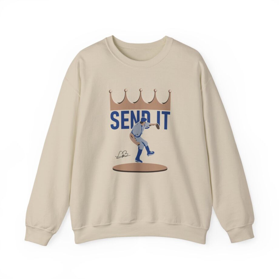 Trevor Bauer Send It Unisex Heavy Blend™ Crewneck Sweatshirt