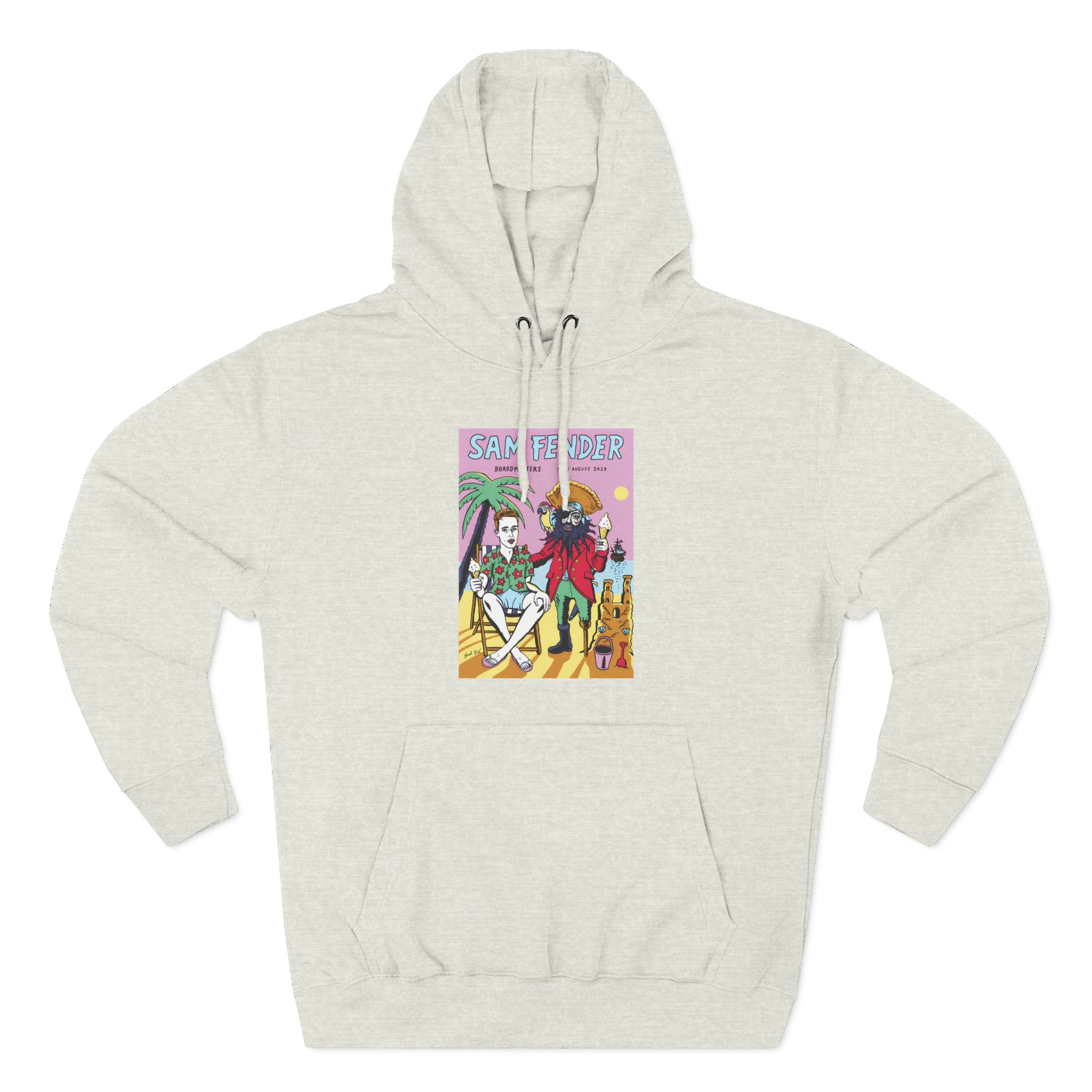 Sam Fender Beach Pirate Three-Panel Fleece Hoodie