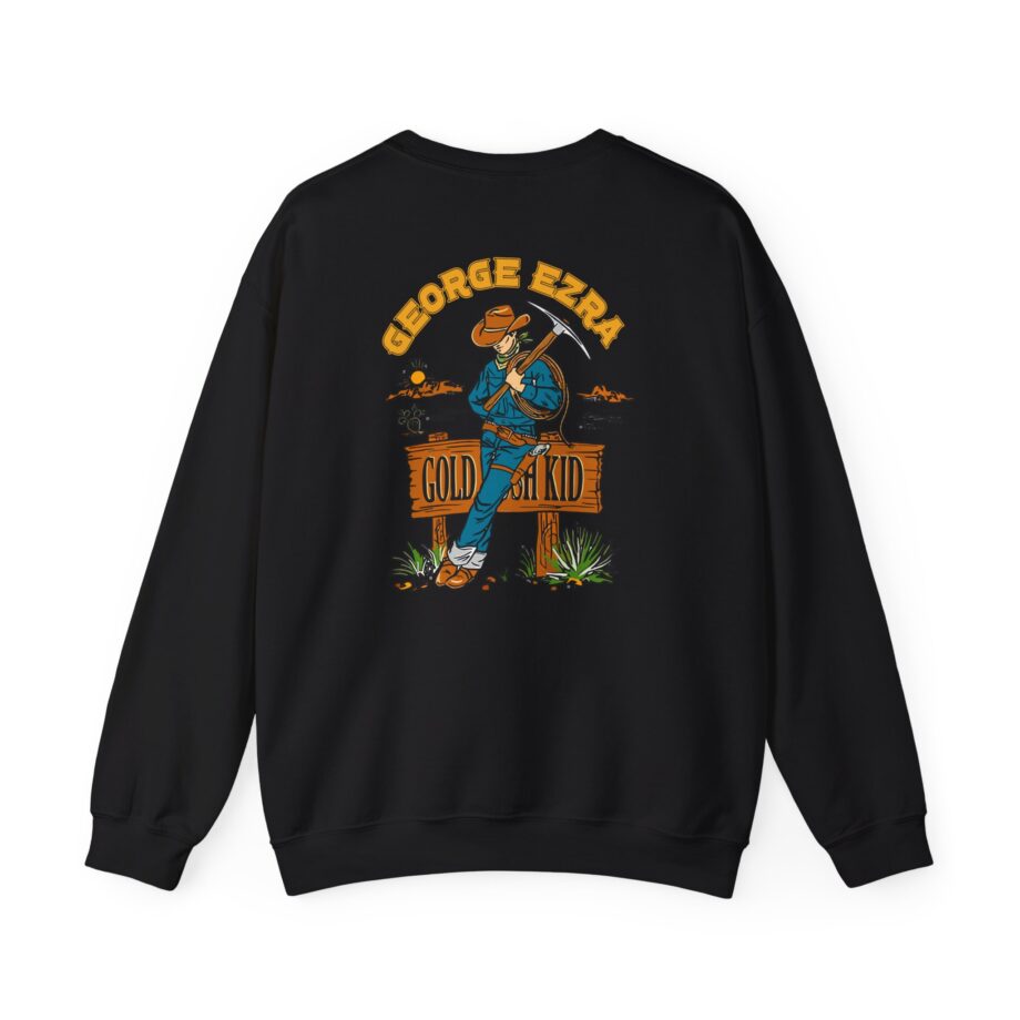 George Ezra Leaning Gold Rush Kid Unisex Heavy Blend™ Crewneck Sweatshirt
