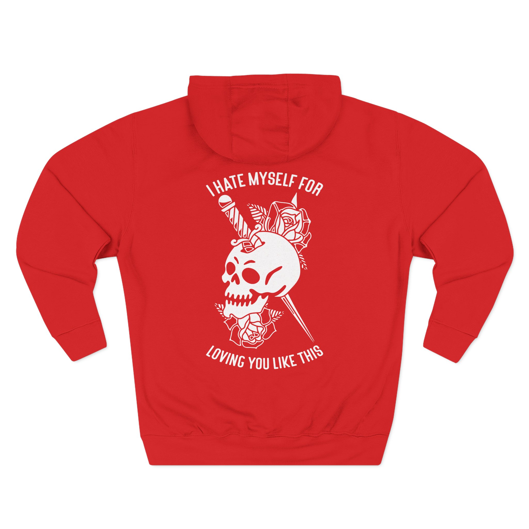 Bayside Dagger Skull Three-Panel Fleece Hoodie