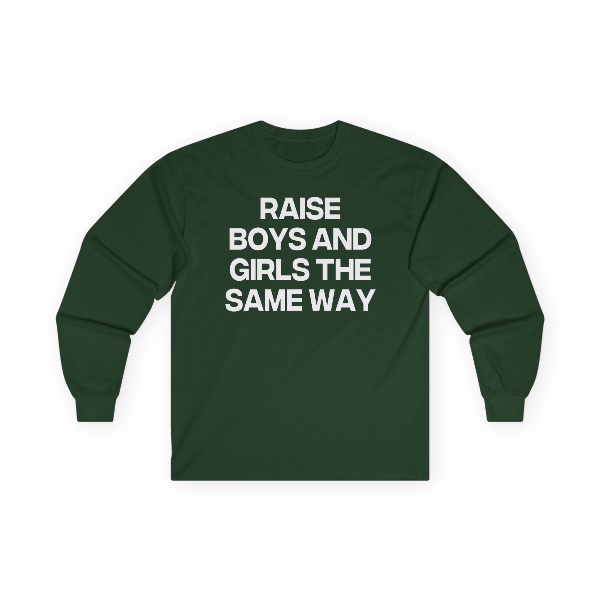 Jenny Holzer Raise the Same Way Unisex Ultra Cotton Long Sleeve Tee