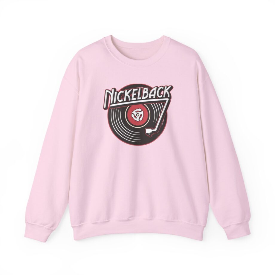 Nickelback Record Natural Ringer Unisex Heavy Blend™ Crewneck Sweatshirt