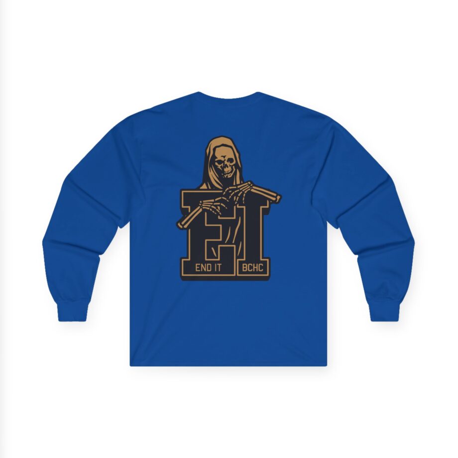 End It Bchc Reaper Emblem Unisex Ultra Cotton Long Sleeve Tee