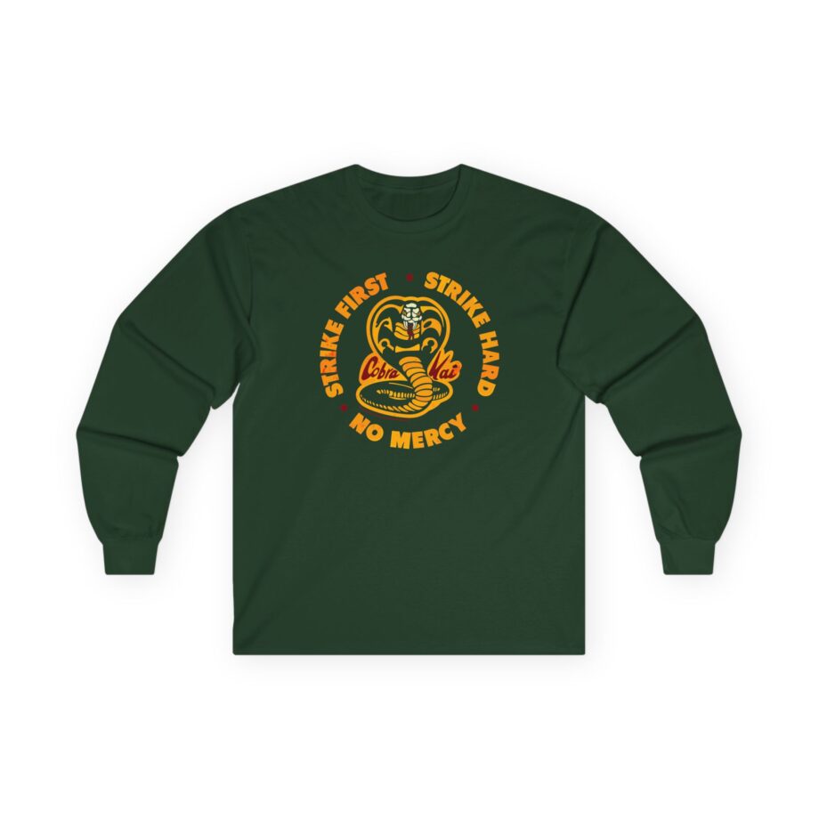 Cobra Kai Distressed Logo Unisex Ultra Cotton Long Sleeve Tee