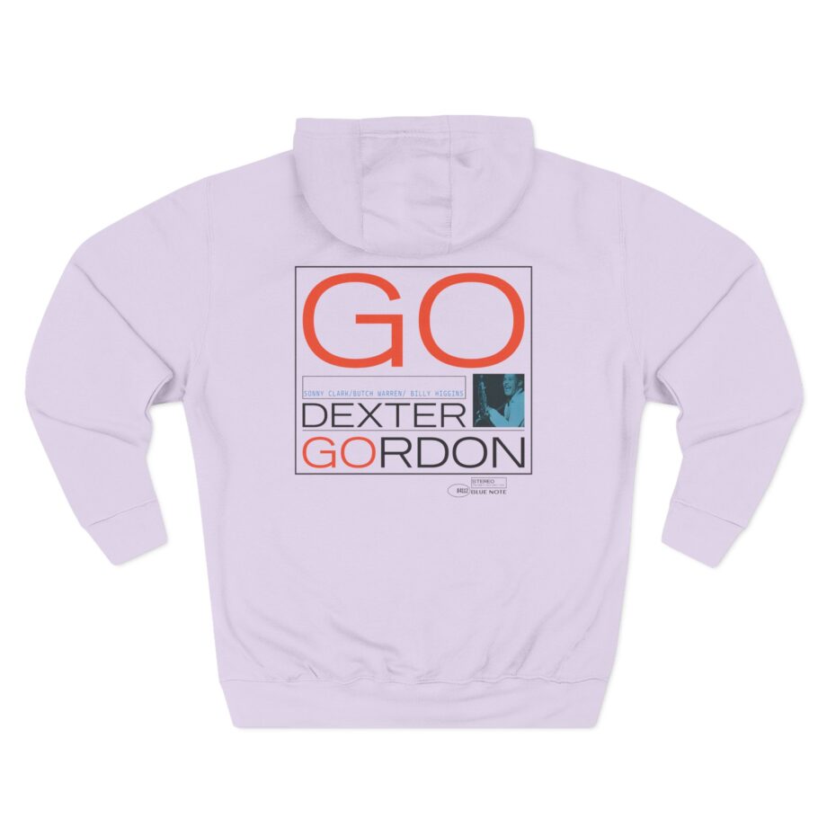 Blue Note Dexter Gordon Go 84112 Three-Panel Fleece Hoodie