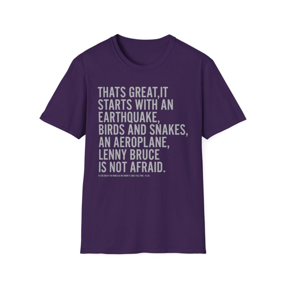 Rem Its the End of the World as We Know It Unisex Softstyle T-Shirt