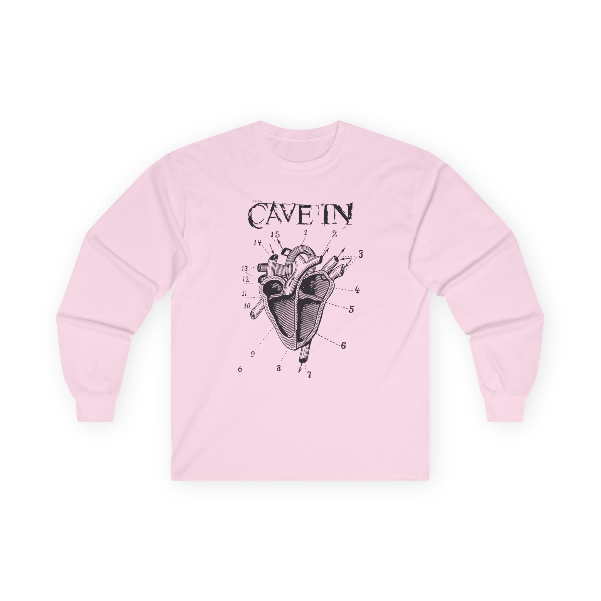 Cave in Classic Heart Unisex Ultra Cotton Long Sleeve Tee