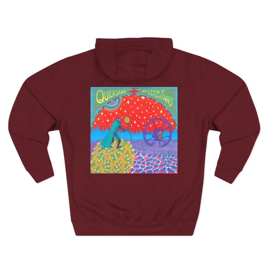 Quicksand Distant Populations Three-Panel Fleece Hoodie