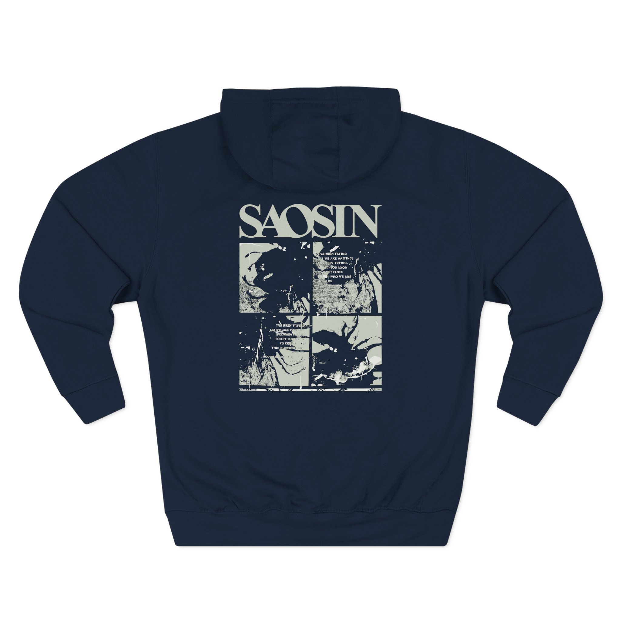 Saosin Three-Panel Fleece Hoodie