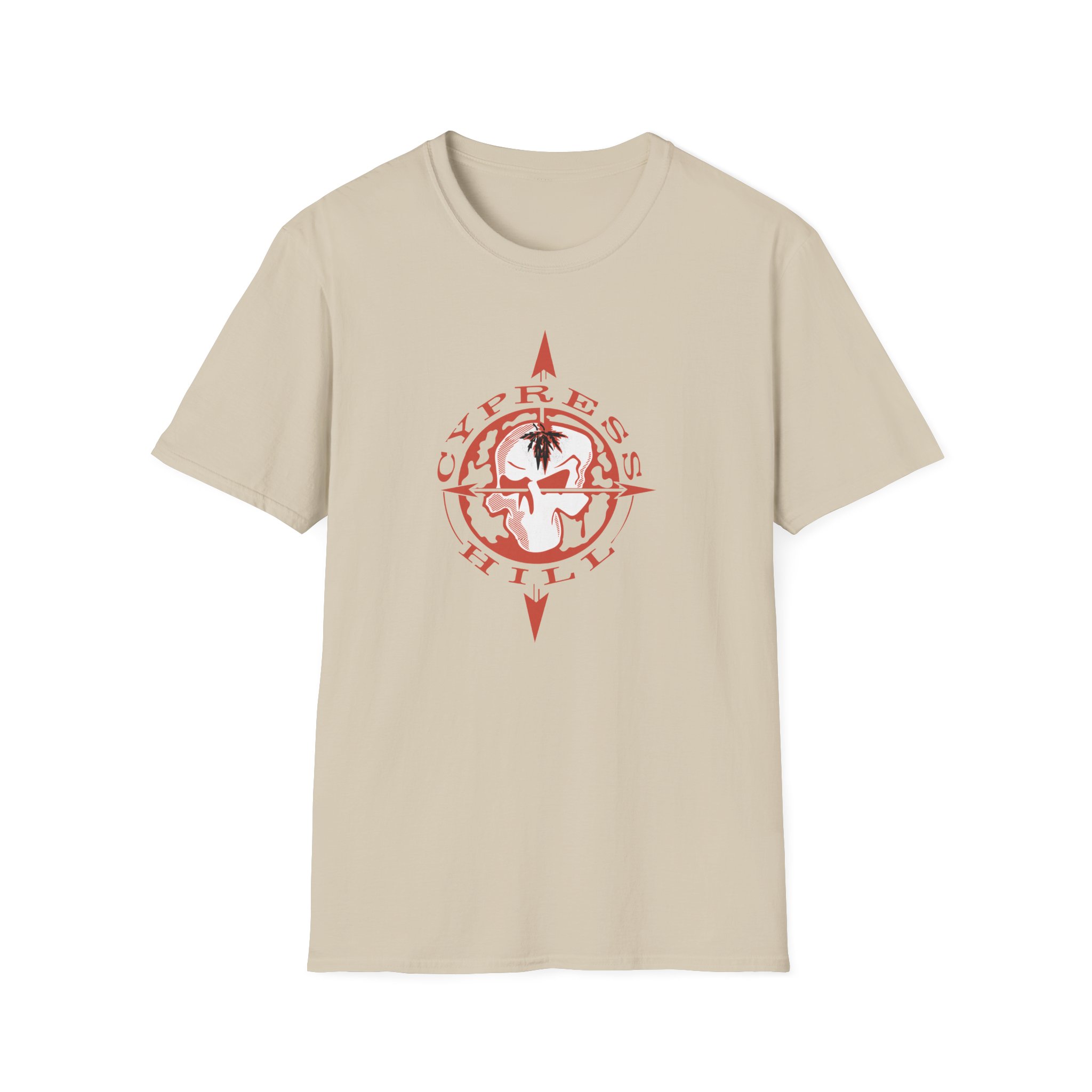 Cypress Hill Skull N Compass Unisex Softstyle T-Shirt