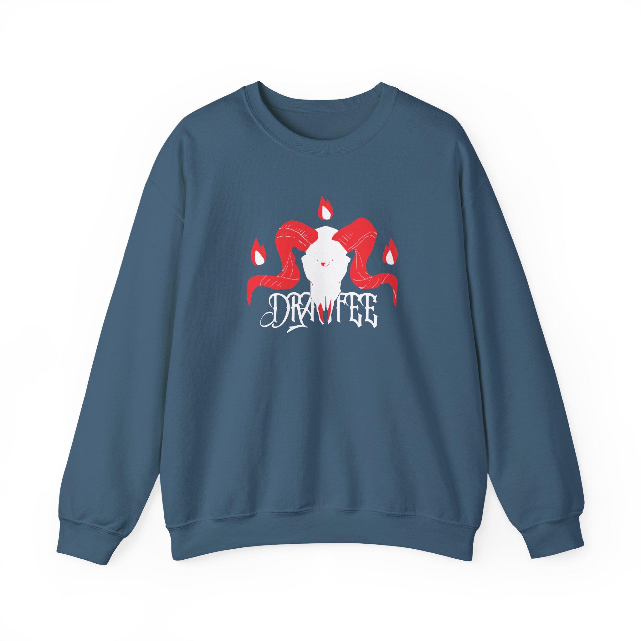 Drawfee Metal Unisex Heavy Blendâ„¢ Crewneck Sweatshirt