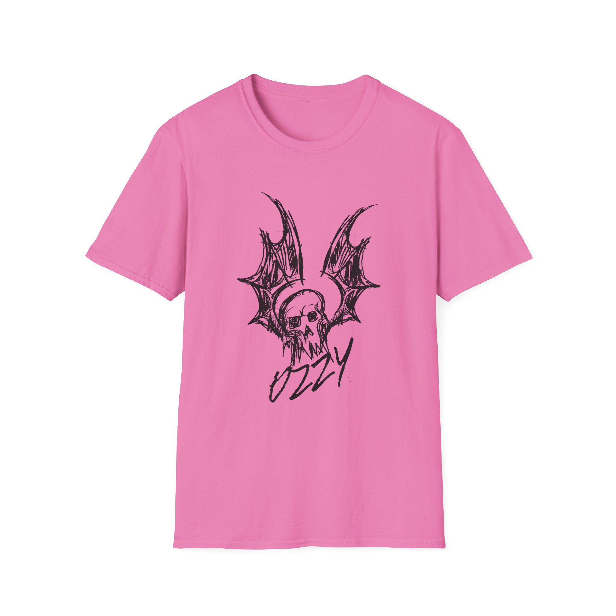 Ozzy Osbourne Bat Sketch Unisex Softstyle T-Shirt