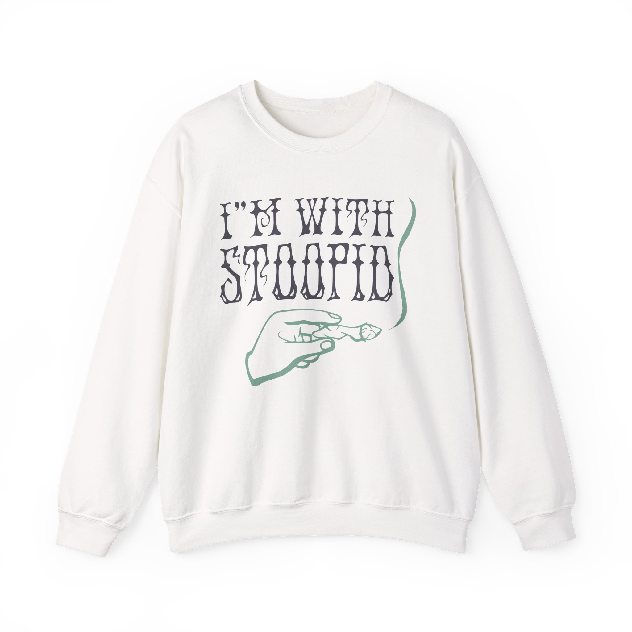 Slightly Stoopid I'm With Stoopid Unisex Heavy Blendâ„¢ Crewneck Sweatshirt