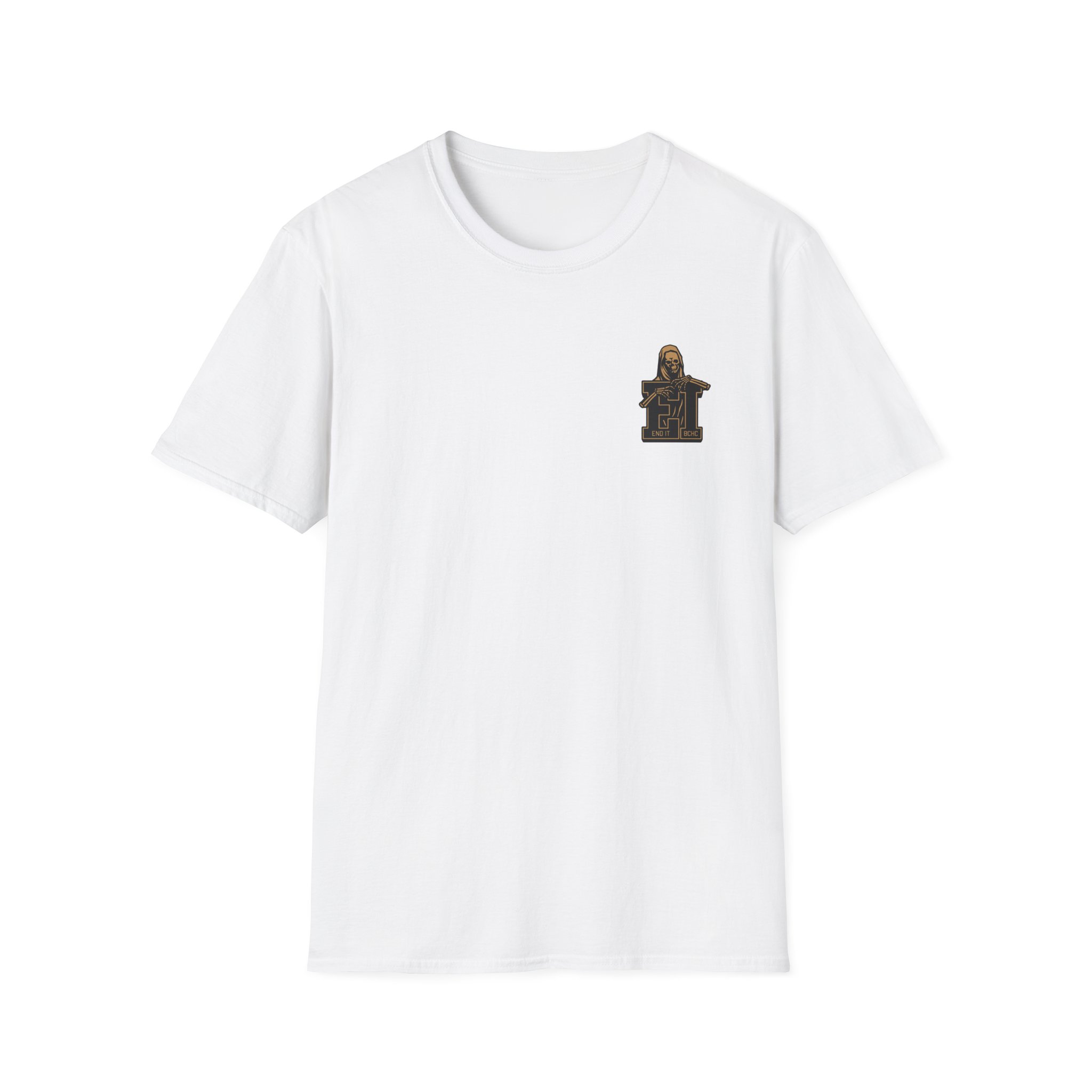 End It Bchc Reaper Emblem Unisex Softstyle T-Shirt