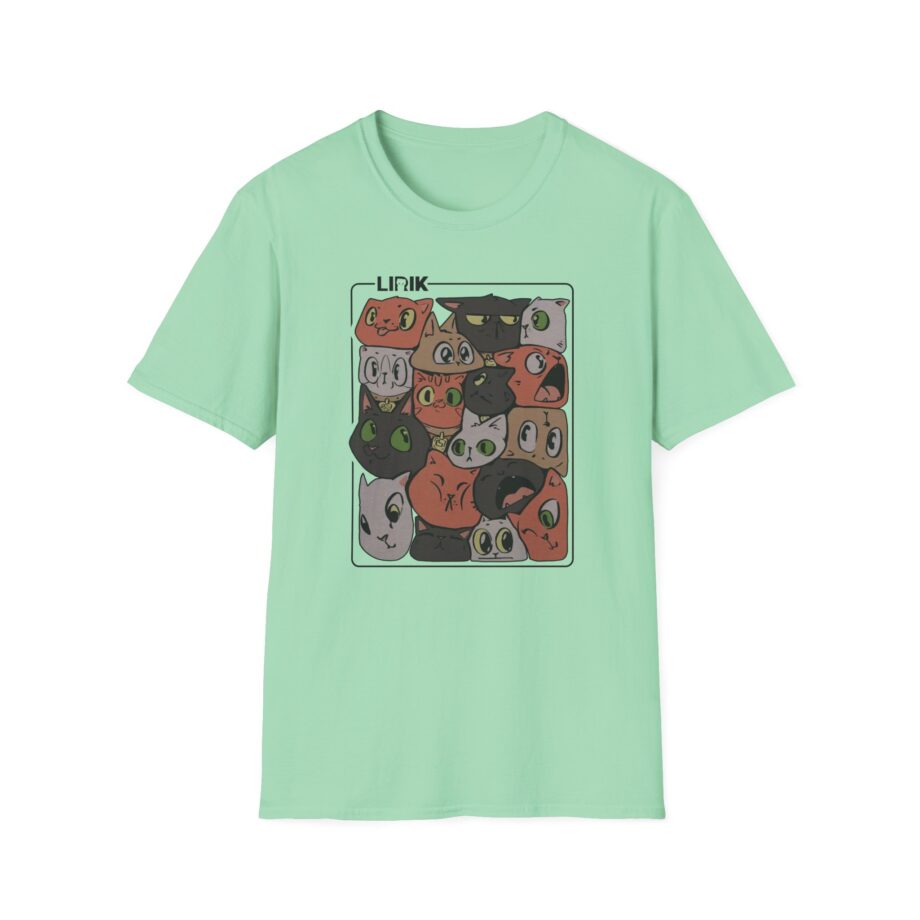 Lirik Squished Cat Jar Unisex Softstyle T-Shirt