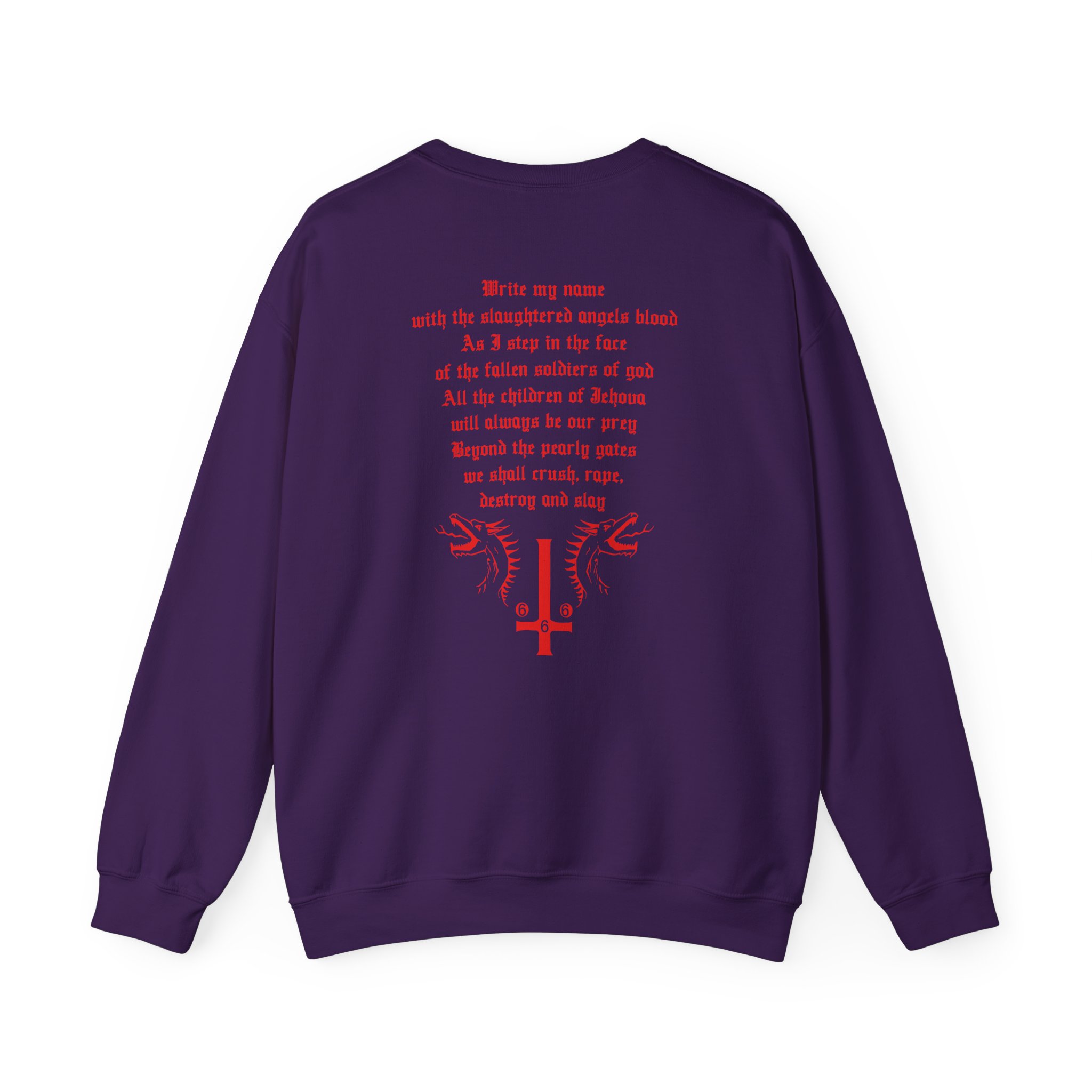 Marduk Demon With Wings Unisex Heavy Blendâ„¢ Crewneck Sweatshirt
