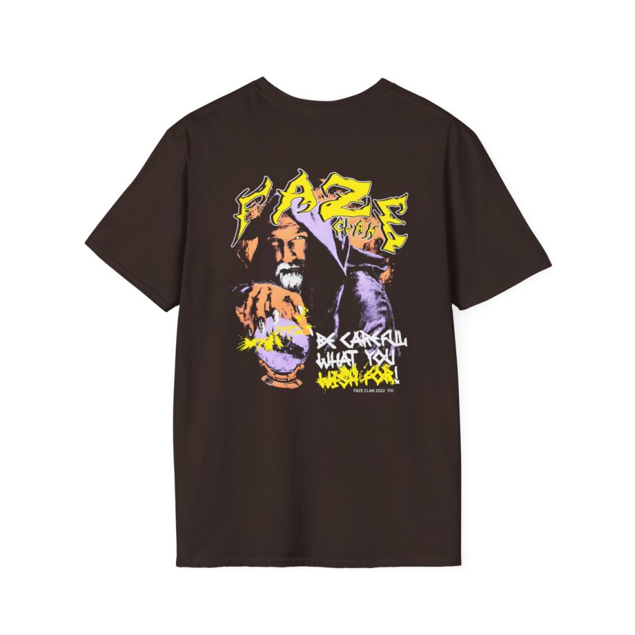 Faze Clan Be Careful What You Wish for Wizard Unisex Softstyle T-Shirt